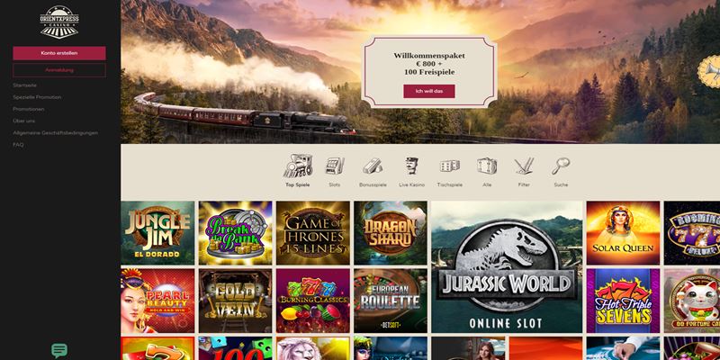 OrientXpress Casino Test