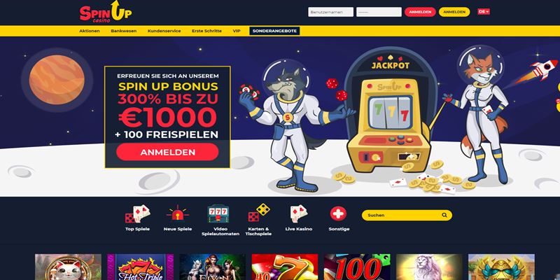 SpinUp Casino Test