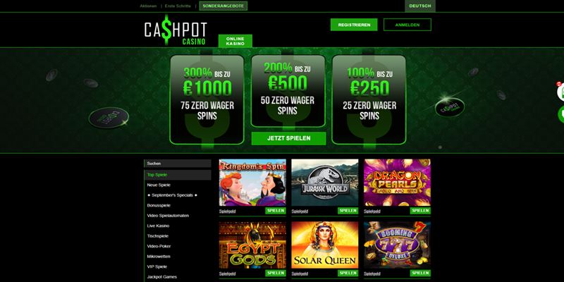 Cashpot Casino Test