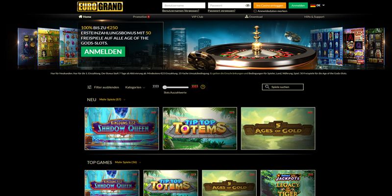 EuroGrand Casino Test