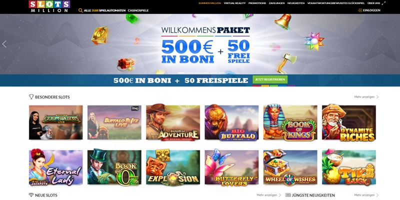 SlotsMillion Casino Test