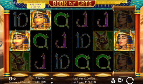 Book of Cats Slot Gewinn