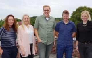 Jaqueline Minch, Marius Niehoff, Carlo Pierick, Isabelle Fleischer, Henry Schnitzler
