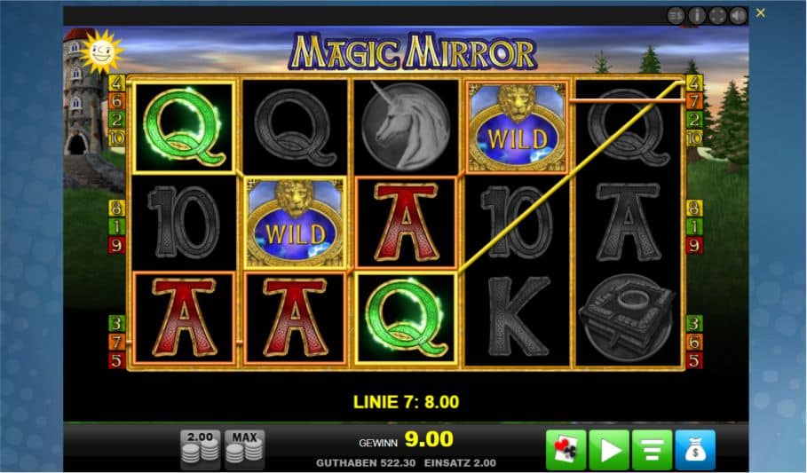 Magic Mirror Slot Gewinn