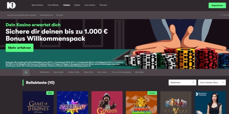 10bet Casino