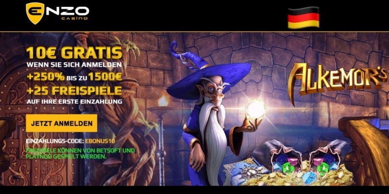 Enzo Casino Bonus ohne Einzahlung