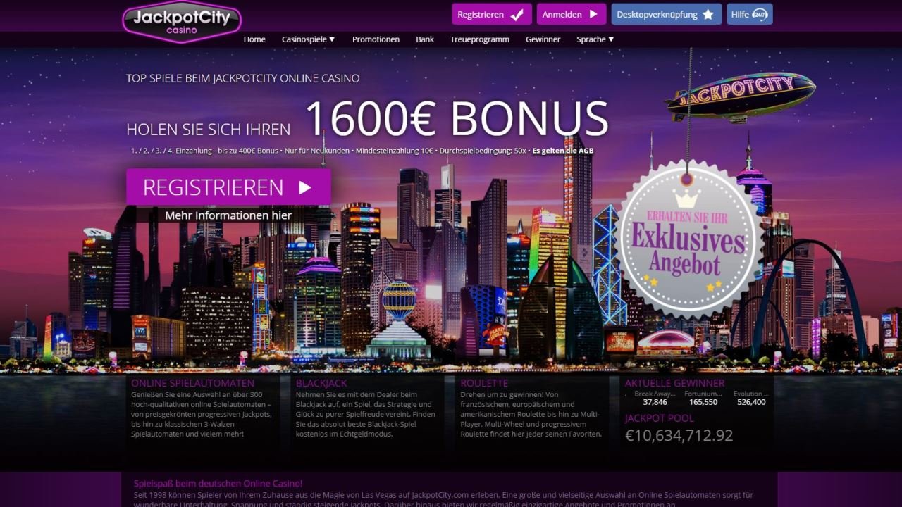 Jackpot City Casino Erfahrungen