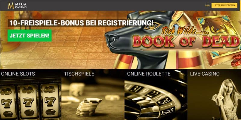Mega Casino Bonus neu 1