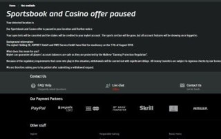 Mybet Casino offline