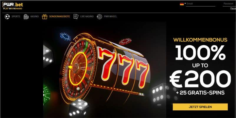 PWR Casino Bonus