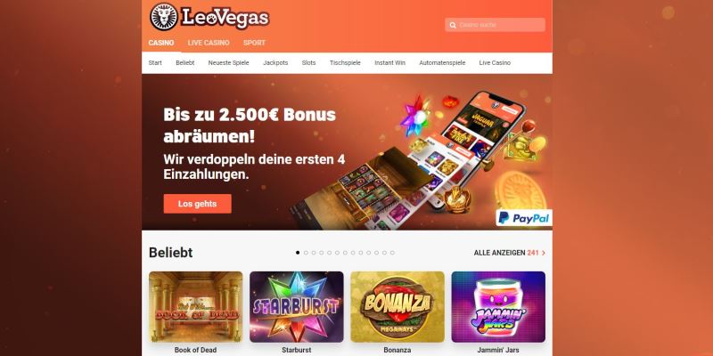 LeoVegas Casino Freispiele