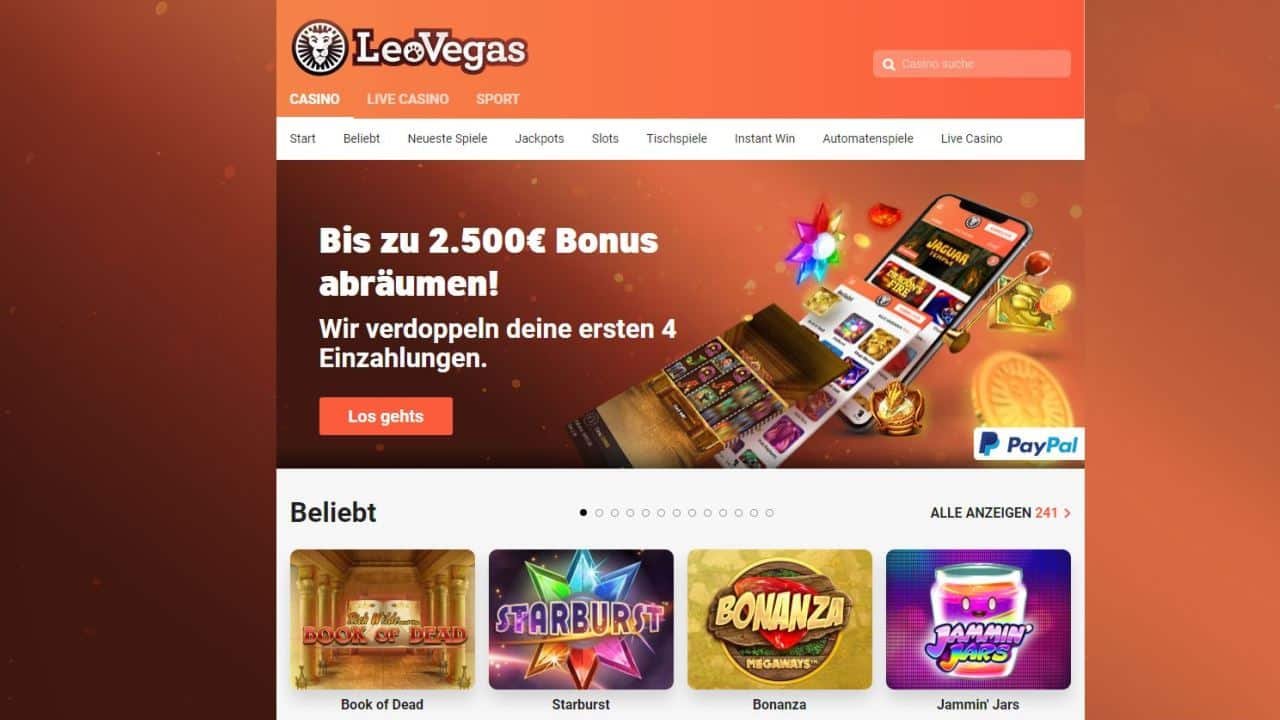 LeoVegas Casino Freispiele