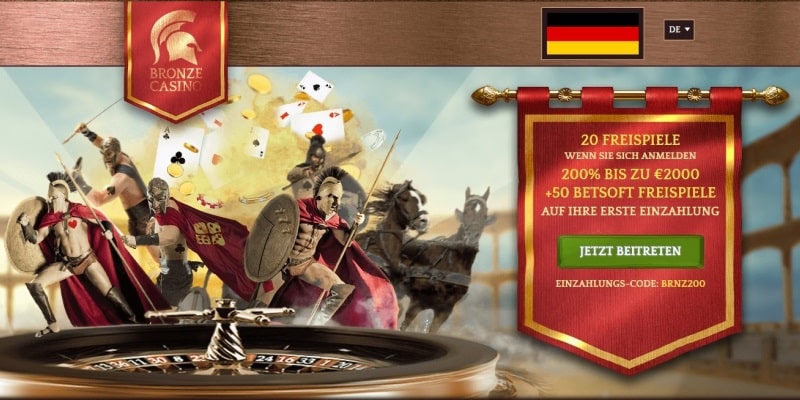 Bronze Casino Freispiele ohne Einzahlung