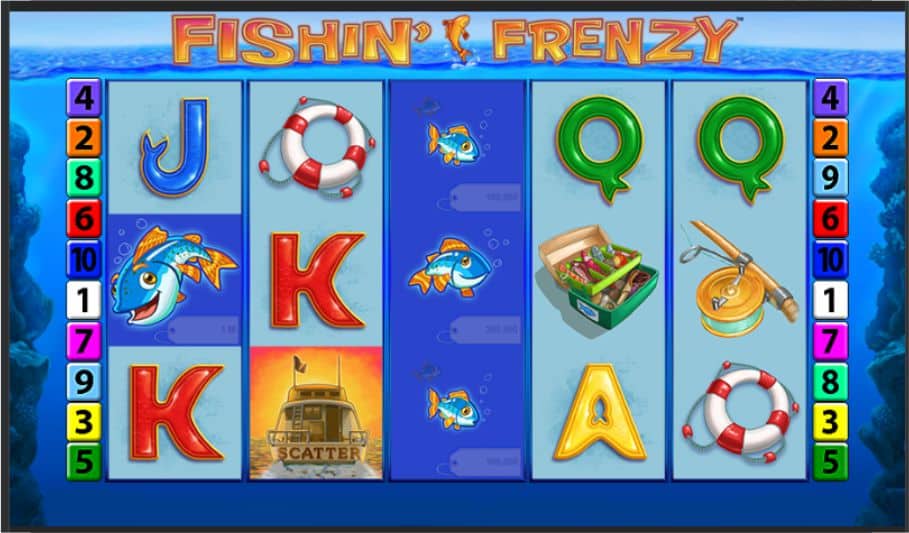 Fishin Frenzy Slot Symbole