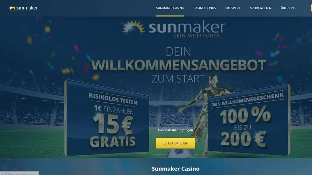 Sunmaker Casino Test