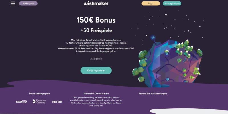 Wishmaker Online Casino