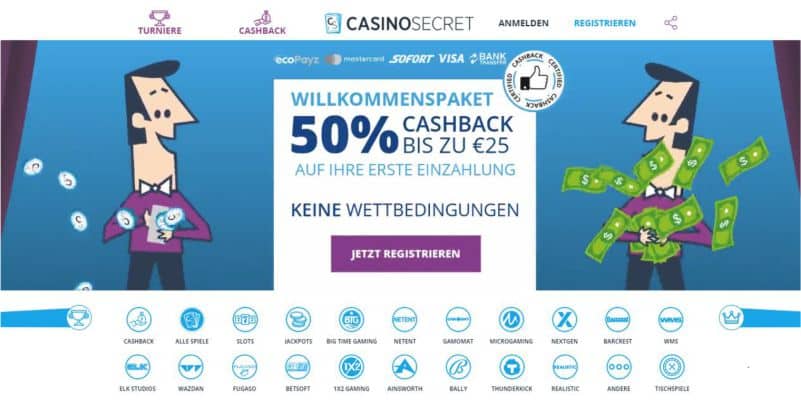 Casino Secret Bonus Cashback