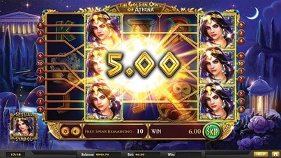 Golden Owl of Athena Freespins