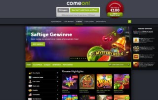 Spiele von Red Tiger im ComeOn