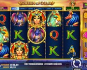 Queen of Gold Spielautomat kostenlos spielen