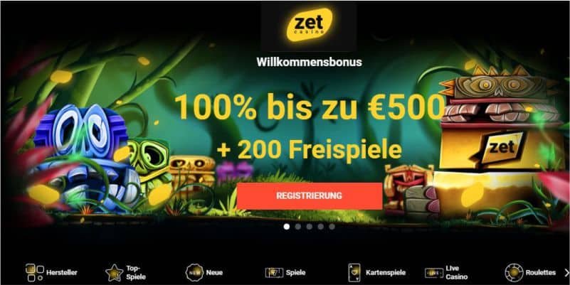 Zet Casino Bonus