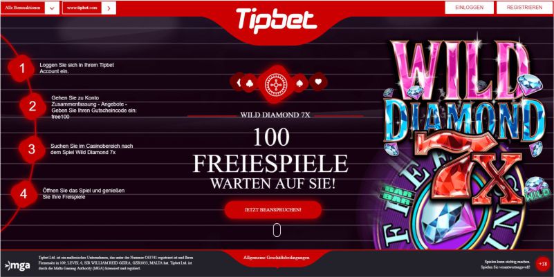 TipBet Casino Bonus