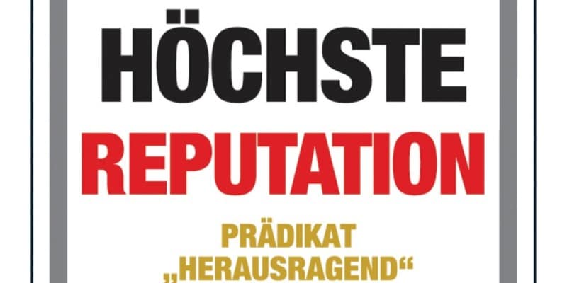 Höchste Reputation Prädikat Herausragend