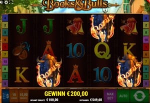 Books and Bulls Spielautomat Wild