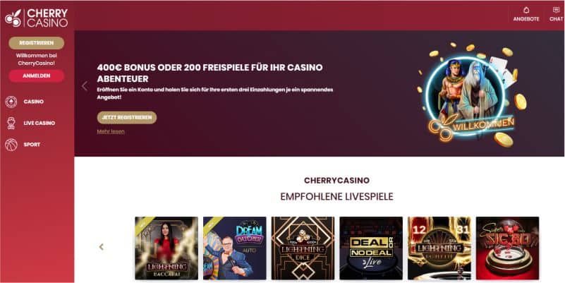 Cherry Casino Bonus neu