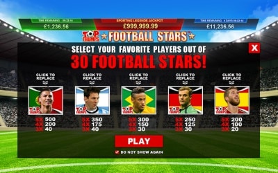 Top Trumps Football Stars von Playtech