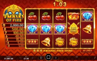9 Masks of Fire Spielautomaten