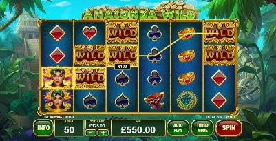 Anaconda Wild Spielautomat kostenlos spielen - Gewinn