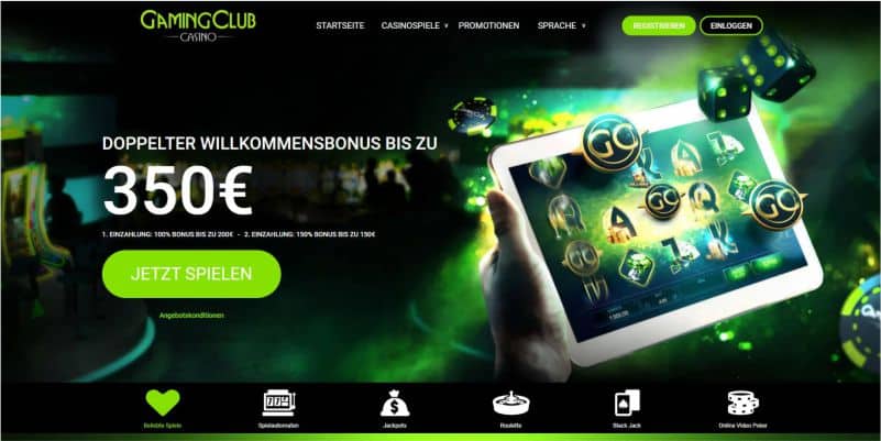 Gaming Club Casino Bonus neu