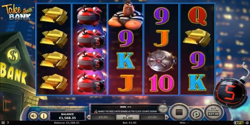 Talke the Bank Spielautomaten von Betsoft Gaming