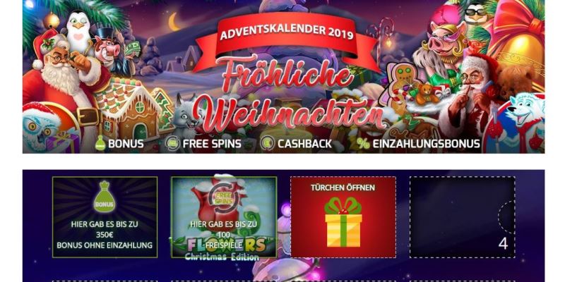 Lapalingo Casino Adventskalender 2019 