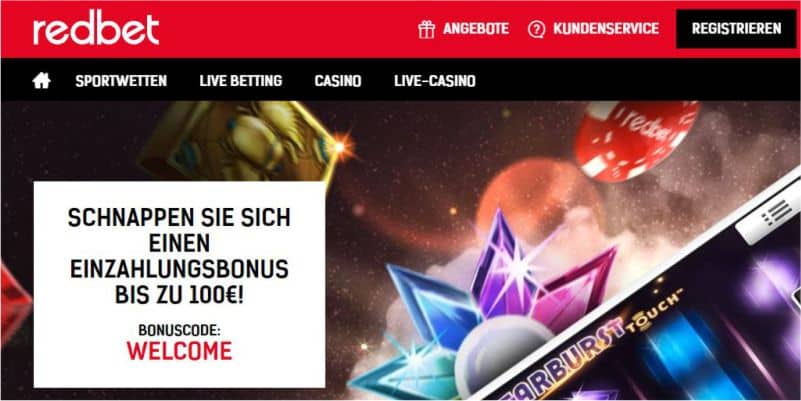 Redbet Casino Bonus