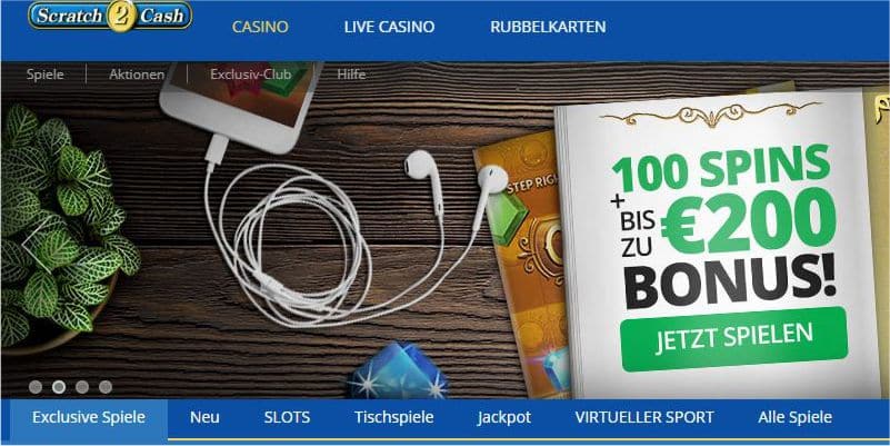 Scratch2cash Casino Bonus