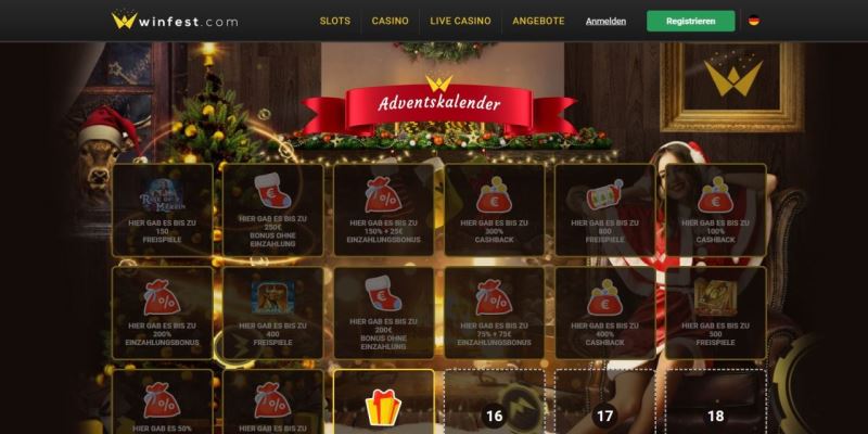 Winfest Casino Adventskalender