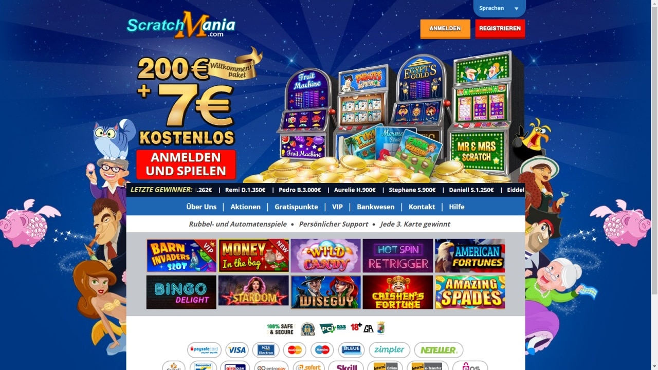 Scratchmania Casino Test