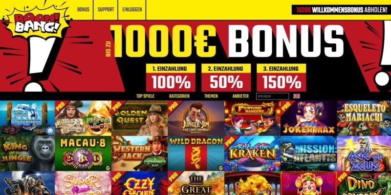 BoomBang Casino im Test