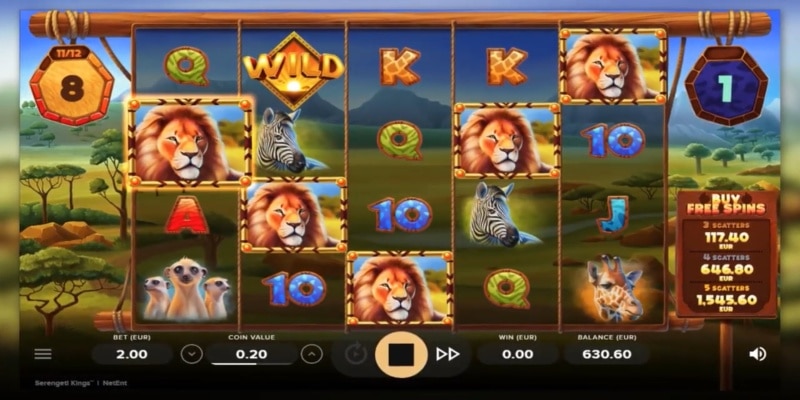 Serengeti Kings Spielautomaten