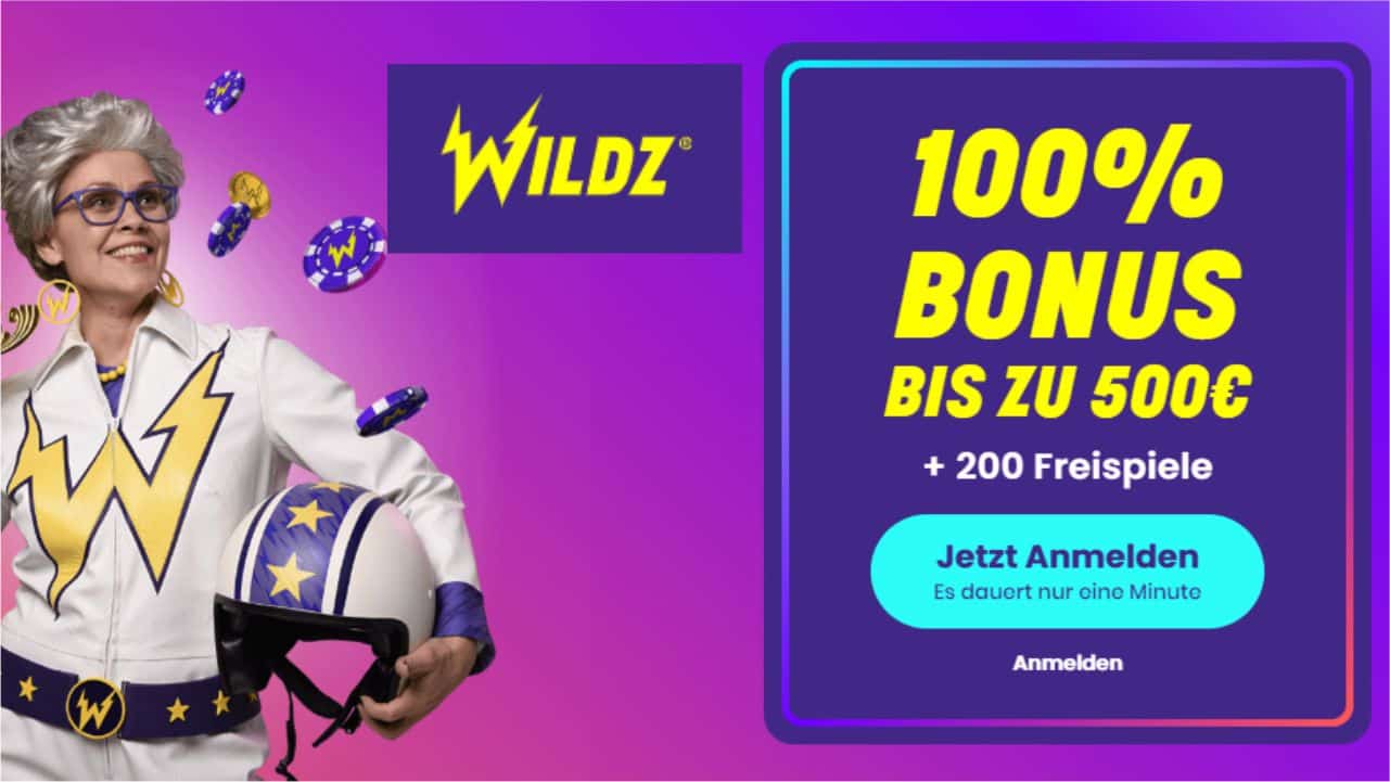 200 Freispiele Der Wildz Casino Bonus Plus 500