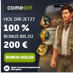 Comeon Casino Bonus Code