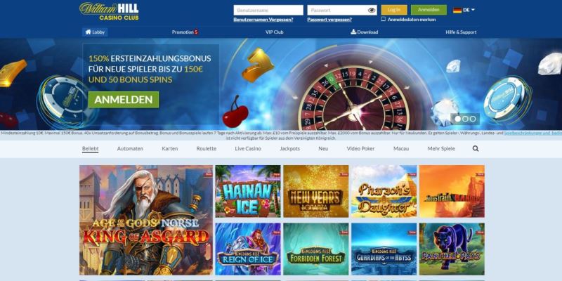 William Hill Casino Club Test