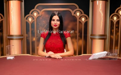 Lightning Baccarat von Evolution Gaming