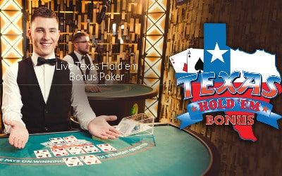 Live Texas Hold’em Bonus Poker von Evolution Gaming