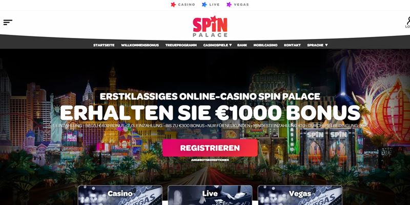 Spin Palace Casino Test