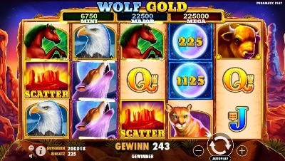 Wolf Gold Spielautomat Gewinn