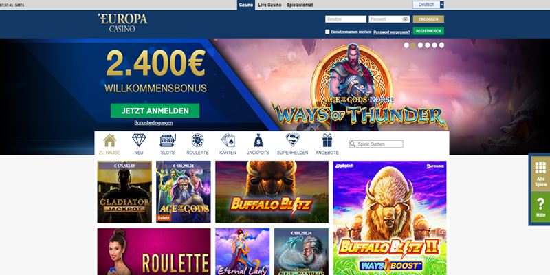 Europa Casino Test