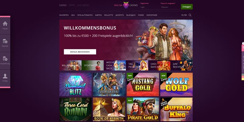 Malina Casino Test
